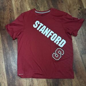 Nike Dri-fit Red Stanford Men's Tee NCAA